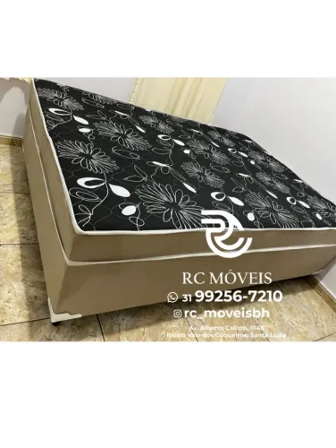 Cama Box Casal OrthoBox com Colchão D33 - Conforto e Resistência