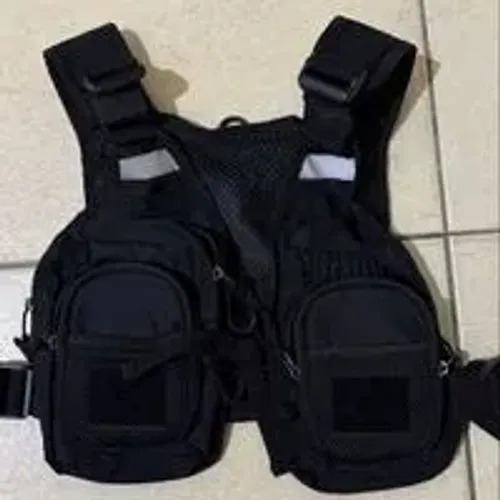 Colete portátil para pesca com mosca Bassdash FV08, tamanho D