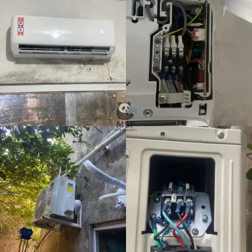 Instalação de ar-condicionado
