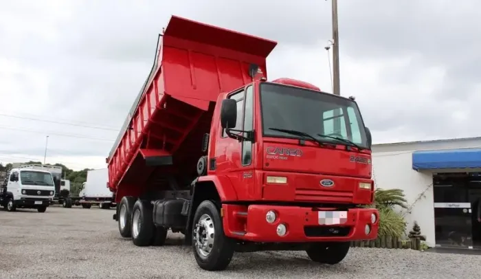Ford cargo 2422 6x2 2008 caçamba basc. 12m3 particular