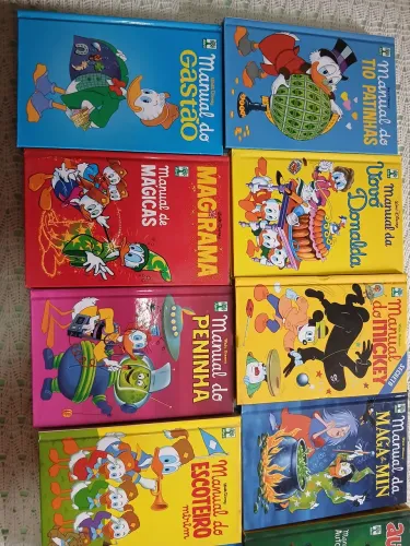 Coleção Manual Disney editora abril 12 volumes