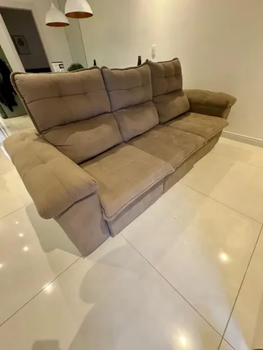 Sofa retrátil e reclinável 2,30m - 3 lugares