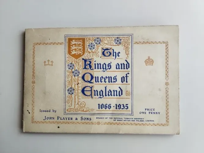 Álbum The Kings and Queens of England 1066-1935 - John Player & Sons - 1935 - Completo