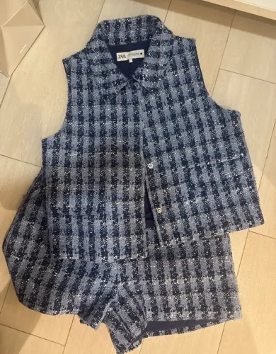 Conjunto tweed Zara - usado 1x