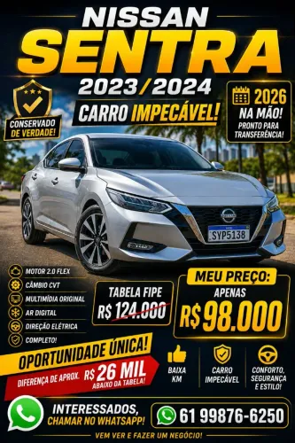 Nissan Sentra Advance 2.0 16V Aut. 2024
