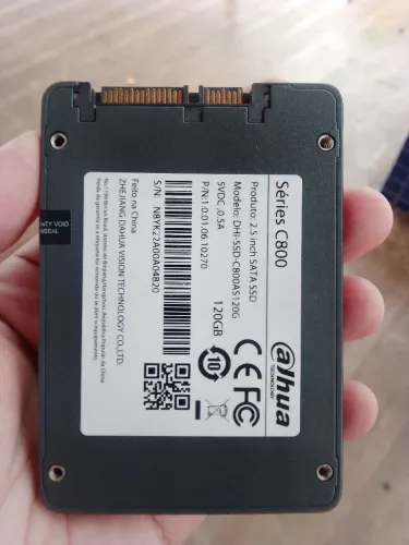 SSD 120 gb pra inicializar mais rápido seu windows