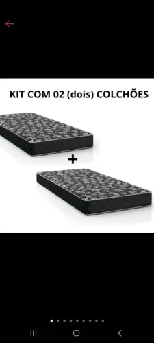 2 colchões solteiros novos