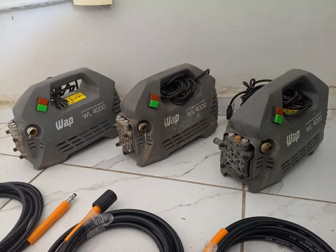 Kit 3 Lavadoras de Alta pressão Wap WL4000