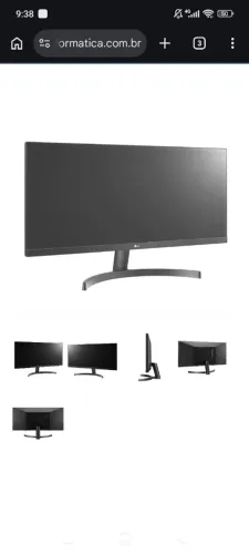 ? Monitor LG Ultrawide 29? IPS HDR FreeSync - 29WL500<br>? R$ 900,00