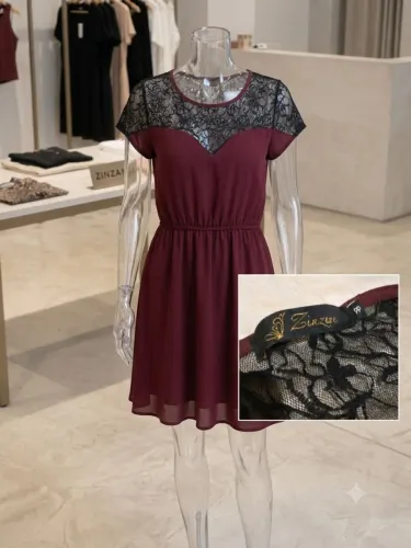 Vestido Cor Marsala