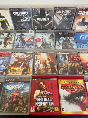 Jogos de ps3 originais e conservados