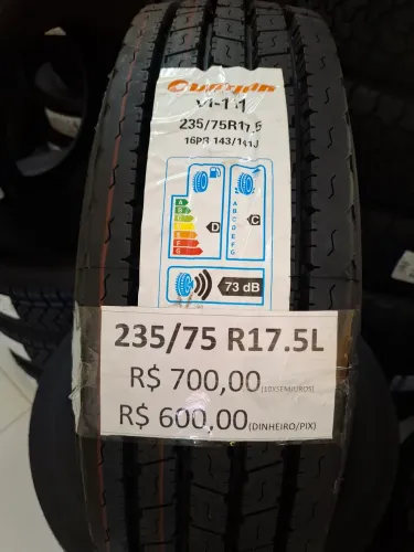 PNEU 235/75 R17.5 LISO R$ 599,99 NO DINHEIRO OU PIX 