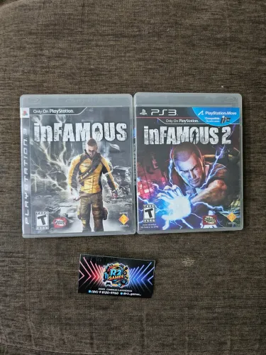 INFAMOUS (PS3) E INFAMOUS 2 (PS3) JOGO