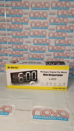 Relógio digital de mesa mini despertador