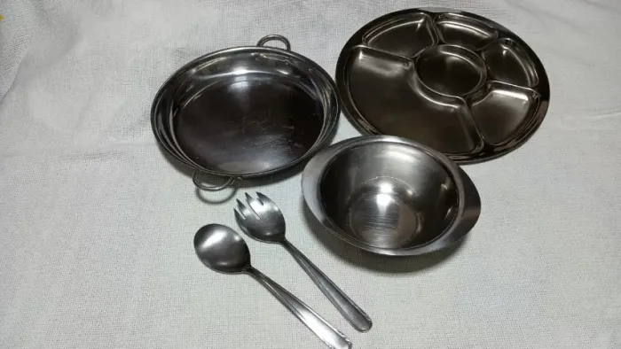 Petisqueira e Bowls em Aço Inox