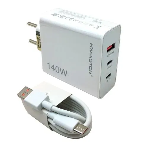 Carregador Tipo-C Super Turbo 140W Hmaston