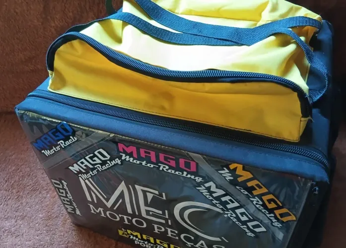 Bag/ mochila de entrega com isopor 45 litros