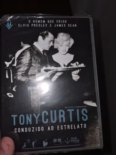 Dvd Tony curtis - conduzido ao estrelado (des-lacrado)