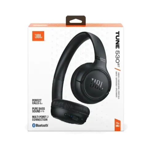 Headphone JBL Tune 530BT, Som JBL Pure Bass, Bluetooth 6.0, Bateria de até 76 horas