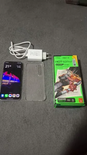 Troco em iPhone , Infinix Hot60pro+ 12/256G