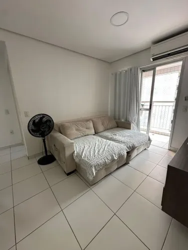Sofá Retrátil Grande Bege - Sofá Cama