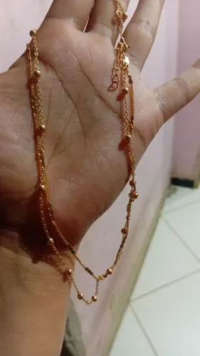 Colar banhado a ouro 18