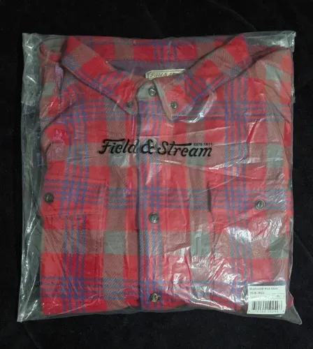 Casaco Field & Stream Bushveldt Knit Shirt Xadrez [XL EUA - XG BR] (Nova / Importada EUA)