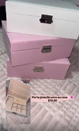 Porta joias espaçoso e organizado!