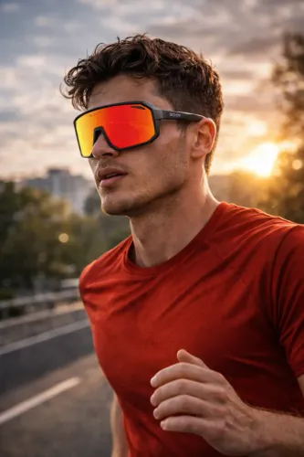 Óculos de Sol Esportivo SCVCN - Desempenho e Proteção para Suas Pedaladas