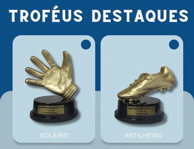 TROFÉU FUTEBOL DESTAQUE