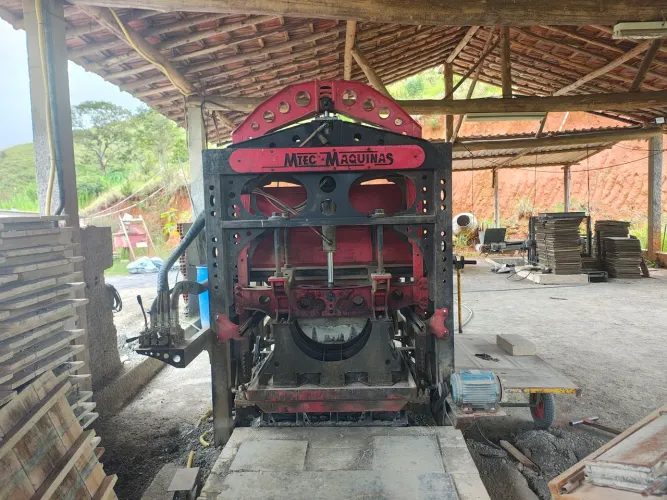 Fábrica completa de blocos de concreto 