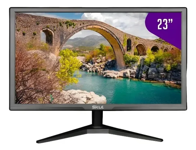Monitor 23 Polegadas Skul Office Led 5ms 75hz Hdmi Vga Sm235ms75y Loja COimbra -Entregamos
