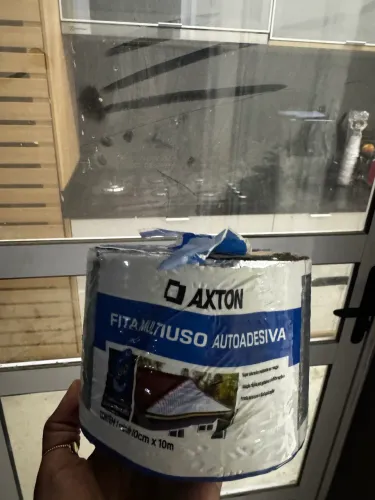 Nova na embalagem Fita Asfáltica Autoadesiva Para Telhado Multiuso Axton