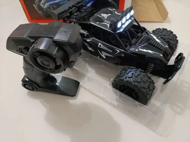 Carrinho Controle Remoto Bateria RC Luz OffRoad