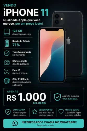 Vende-se iPhone 11