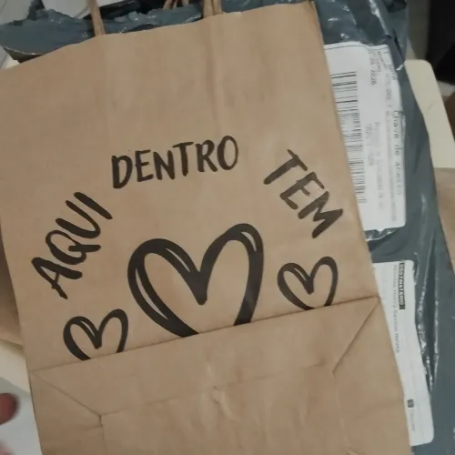 Kit de sacolas para presente