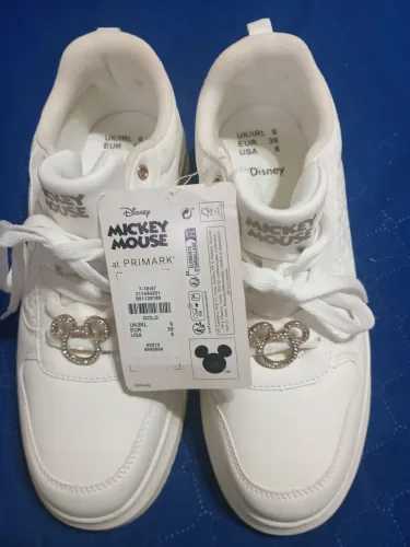 Tênis feminino Coleção Primark Disney EUA  - Tamanho 37 