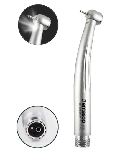 ENTASOP Peça Dentária de Alta Velocidade com Iluminação LED, Alto Torque, Operação Silenci