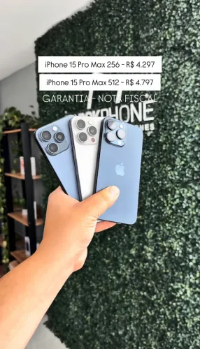 iPhone 15 pro Max - Loja Física - Nota fiscal