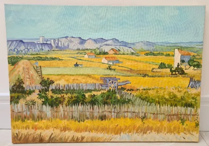 Quadro Pintura à Óleo "Campo" 