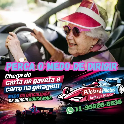 Aulas para Habitados(as) - Perca o medo de dirigir. Zap 11-995926-8536