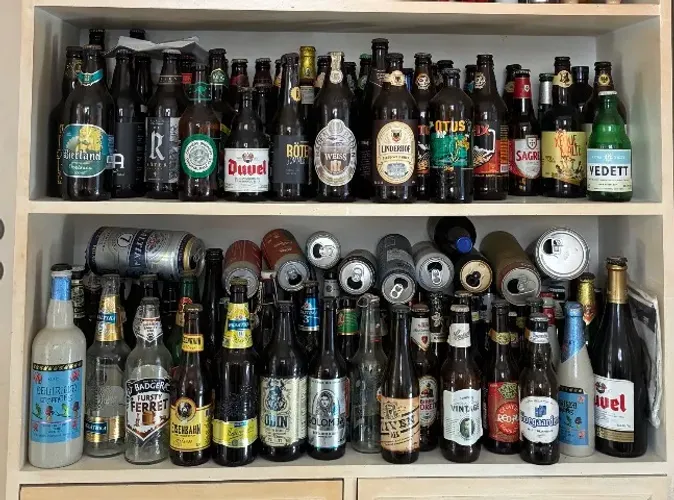 COLEÇÃO DE CASCOS DE CERVEJA ARTESANAL