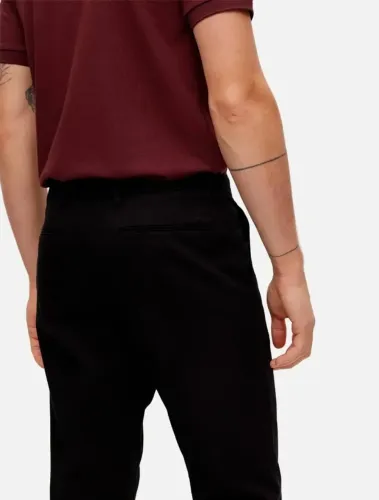 Calça Hugo Boss Slim Fit Sarja Kaito1 Preta usado 2 meses