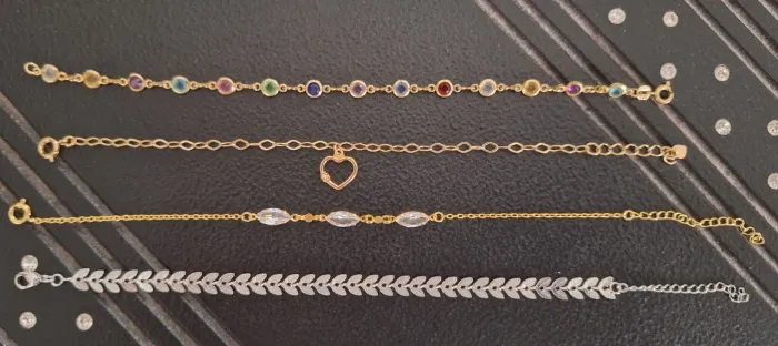 Conjunto de 4 pulseiras