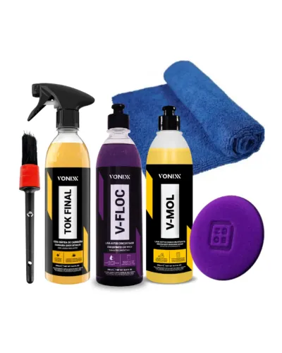 Kit Cera Tok Final V-mol V-floc Shampoo Neutro Vonixx Original