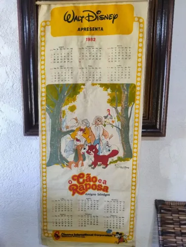 Calendário Disney 1982