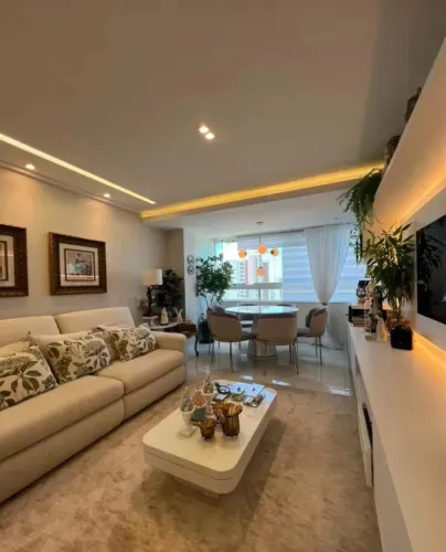 Apartamento com 90m², 3 Quartos, 2 Vagas | Andar Alto | Moveis Fixos.