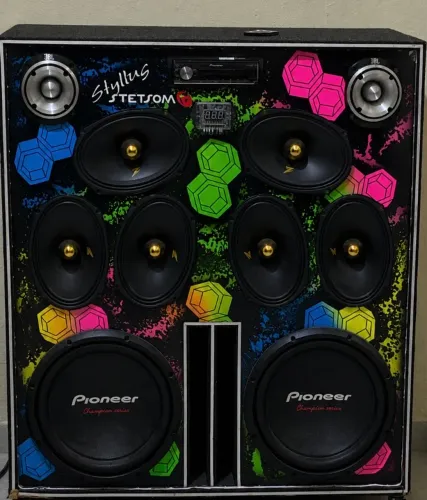 Caixa Trio Completa Pioneer + JBL + Stetsom