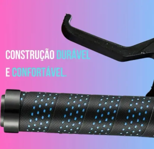 Manopla Rockbros MTB para Bike com Trava - Fita de Guidão Azul
