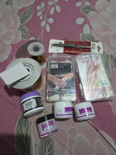 Kit unha fibra 9 itens